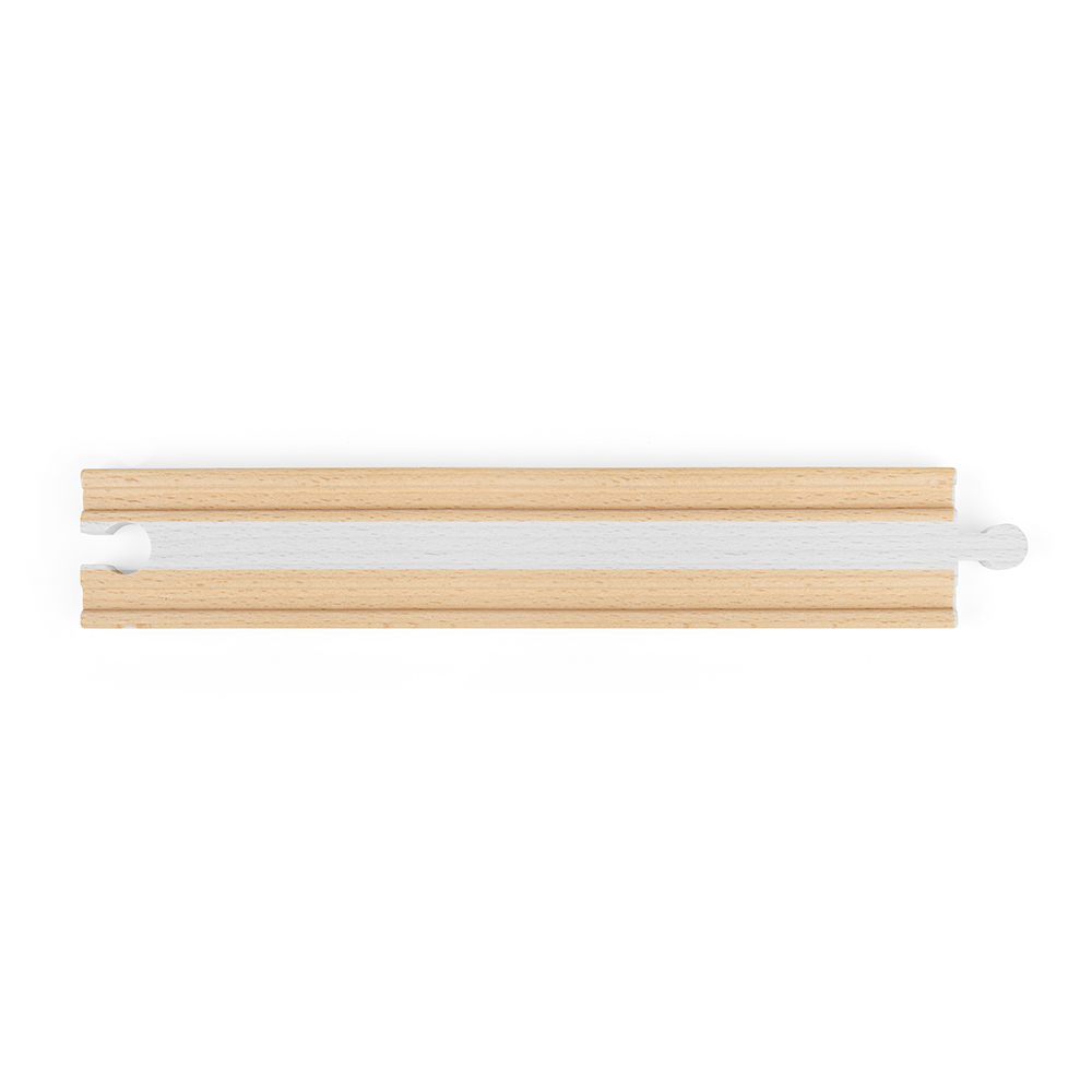 Long Straights Wooden Train Tracks Pack of 4 – Wooden Railway Accessory