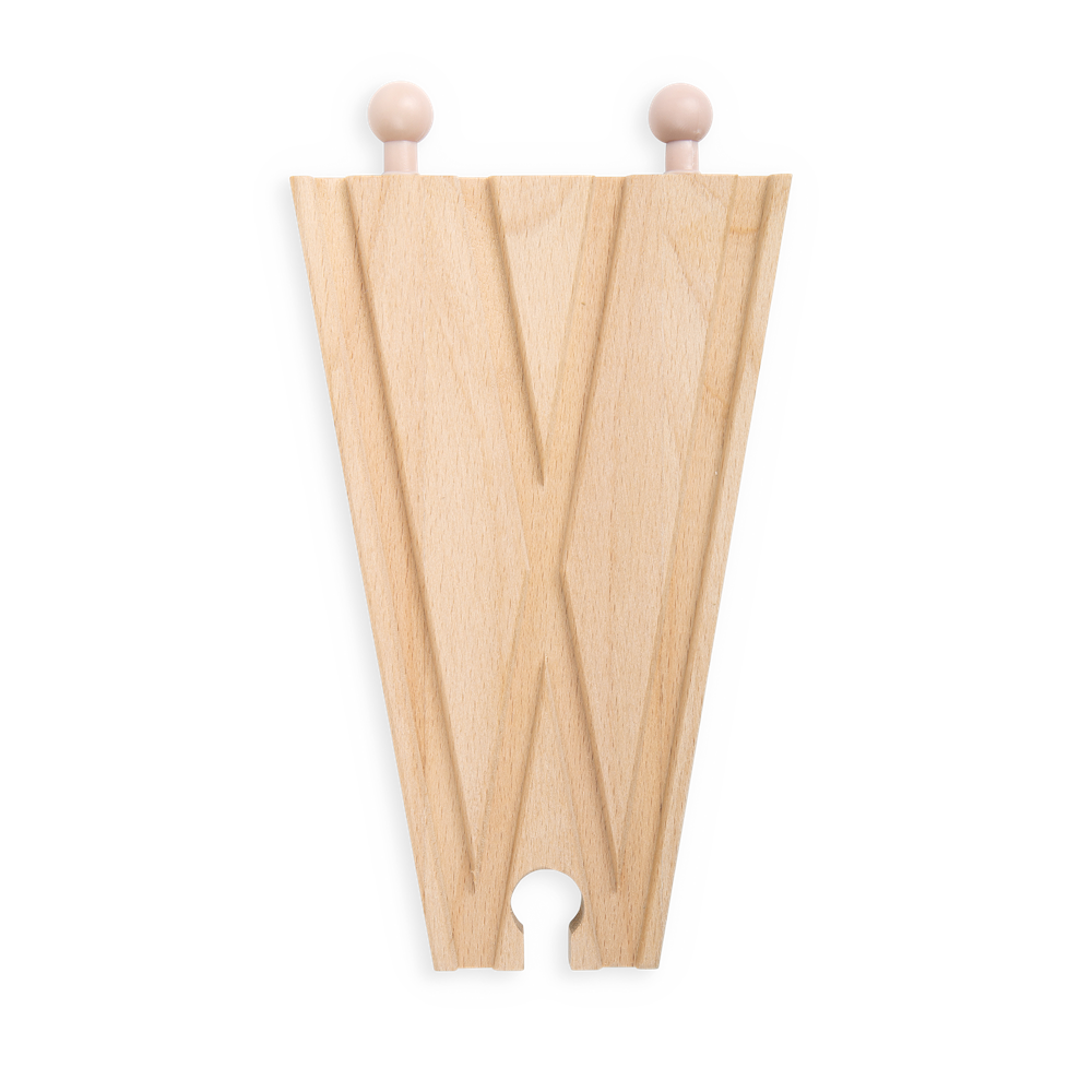 Track Splitter Pack of 2 – Wooden Railway Accessory Compatible with Bigjigs