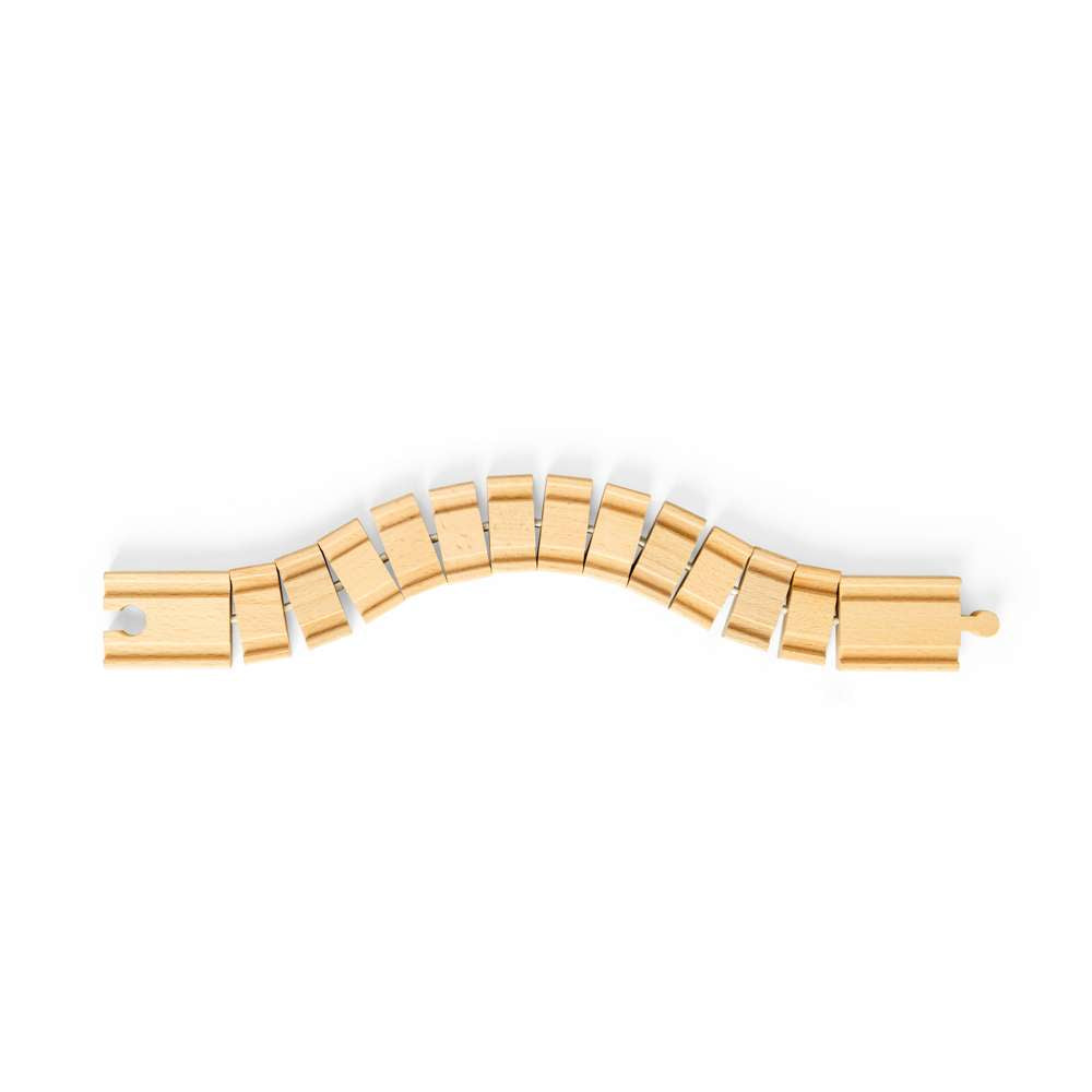 Crazy Wooden Train Track (Pack of 2) – Compatible with Wooden Railways