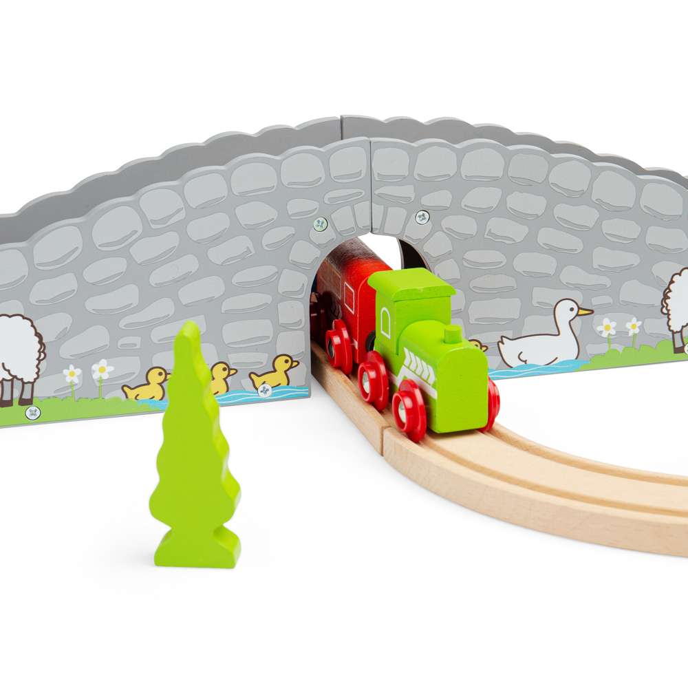 Wooden Farm Bridge – Compatible with Bigjigs Rail & Wooden Railways