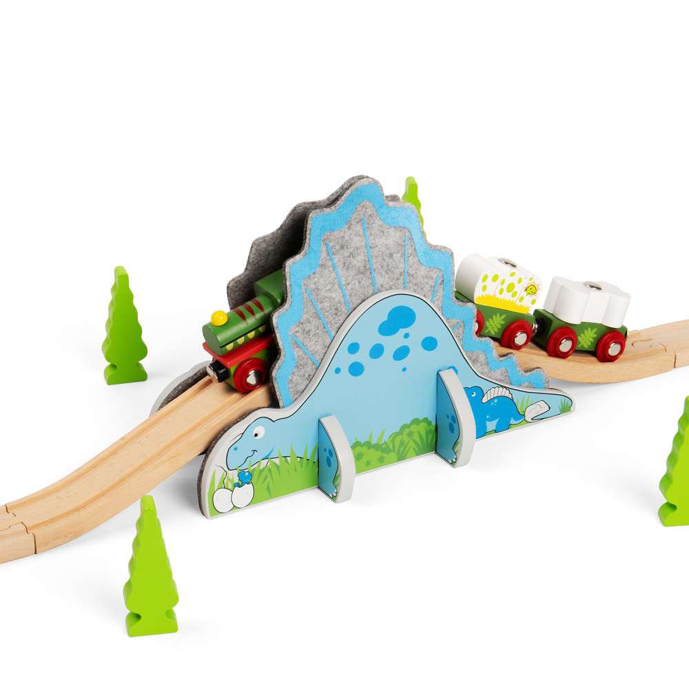 Dino Riser Tunnel – Dinosaur Train Set Accessory for Wooden Railways