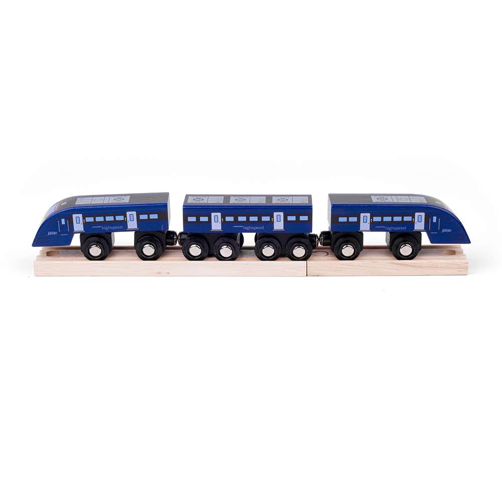 High Speed One Wooden Train – Compatible with Wooden Railway Sets