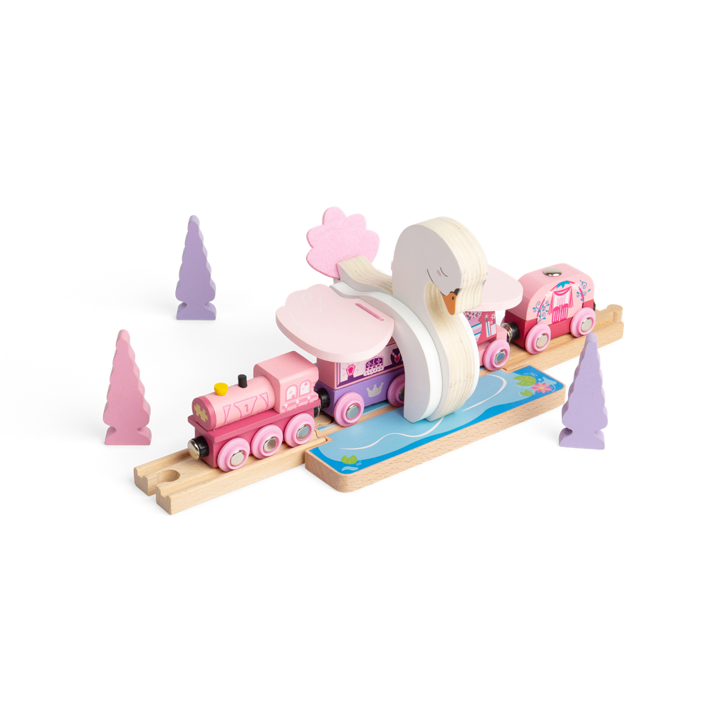 Wooden Swan Tunnel Train Set Accessory – Compatible with Wooden Railways