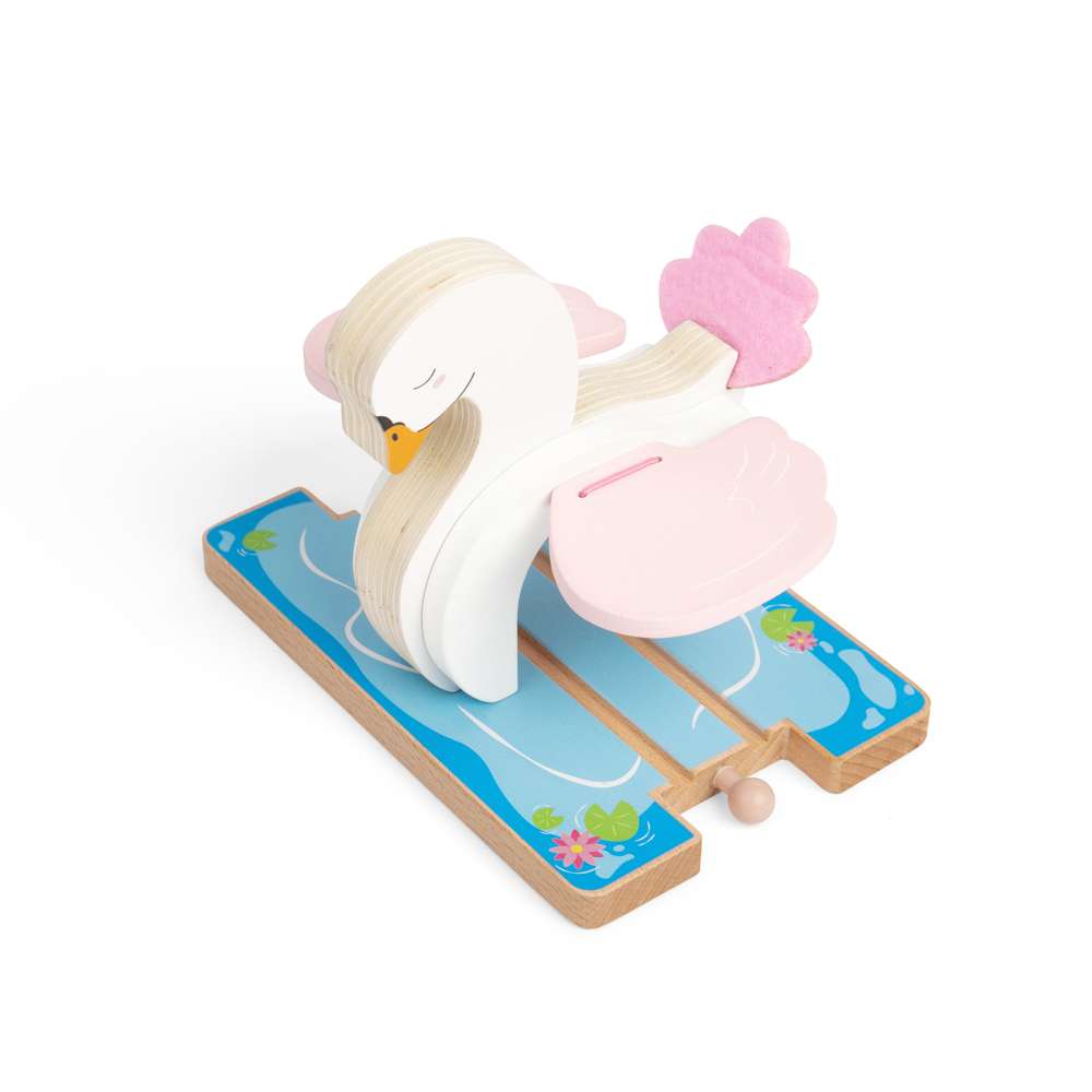 Wooden Swan Tunnel Train Set Accessory – Compatible with Wooden Railways