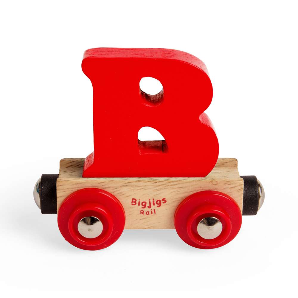 Wooden Train Name Letter B – Bigjigs Rail Personalised Railway Carriage