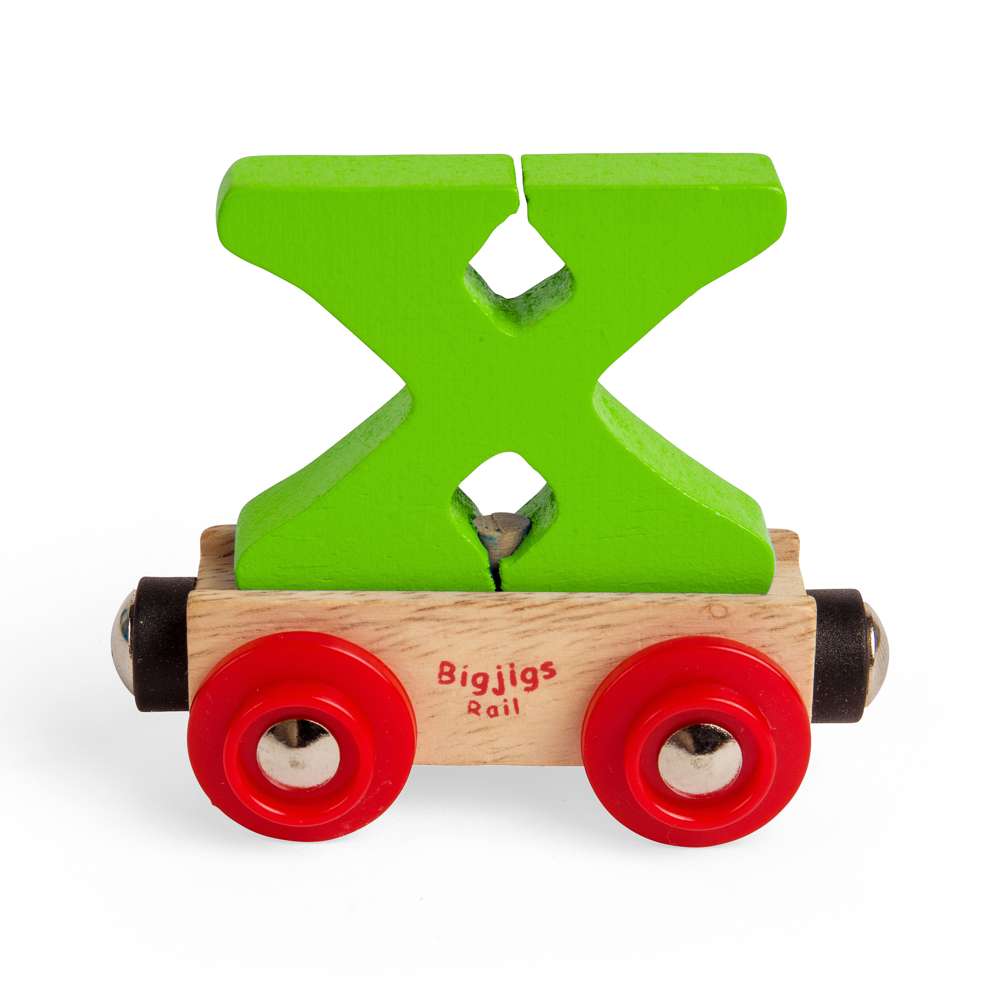 Bigjigs Rail Name Letters & Numbers – Personalised Wooden Train Accessory