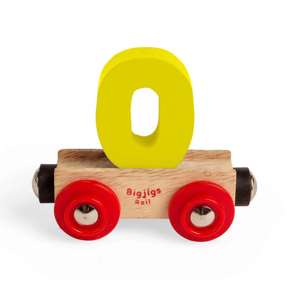 Wooden Train Rail Name Letters & Numbers – Personalize Toy Set 0