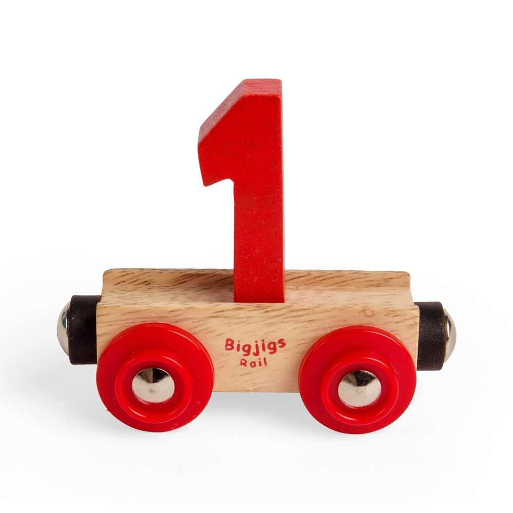 Wooden Train Track Letters & Numbers – Personalised Bigjigs Rail Accessories