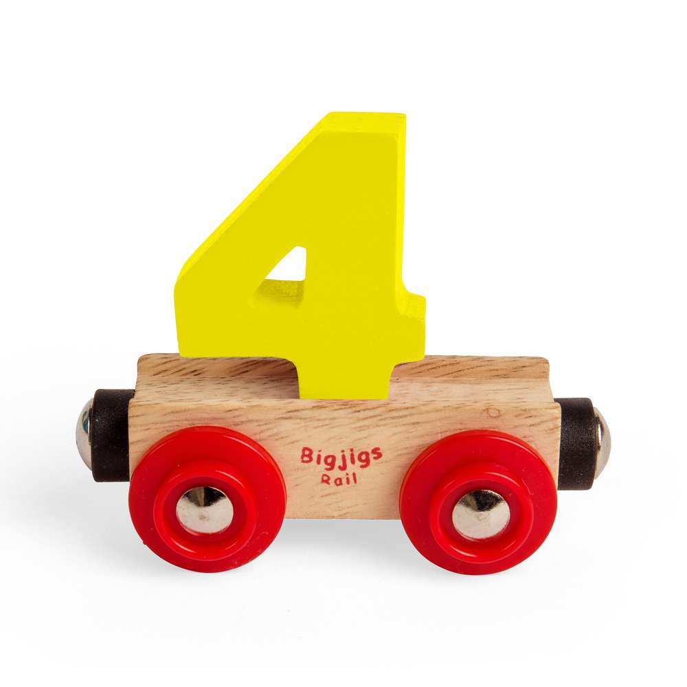 Wooden Rail Name Letters & Numbers – Personalised Train Set Accessories