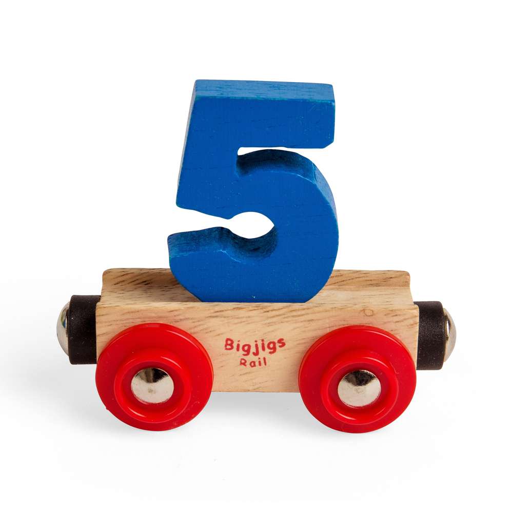 Wooden Rail Name Letters & Numbers – Custom Train Track Carriages