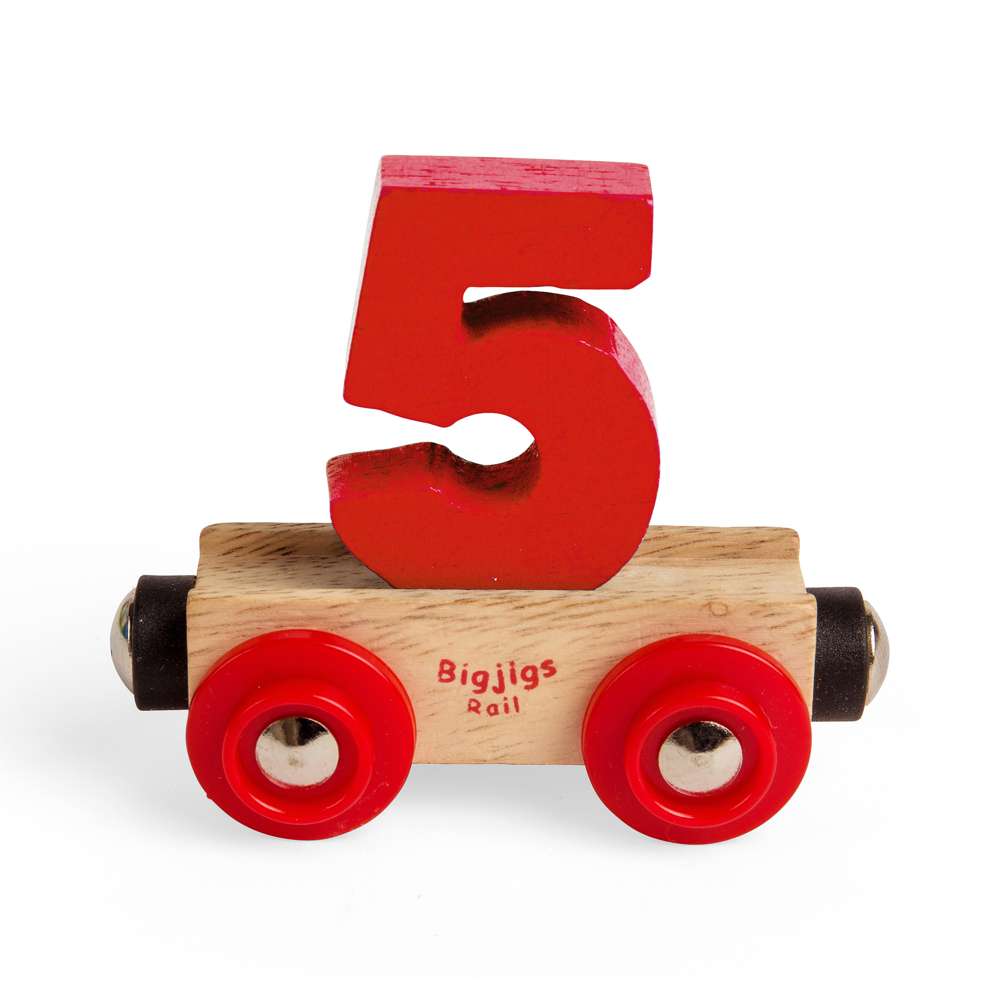 Wooden Rail Name Letters & Numbers – Custom Train Track Carriages