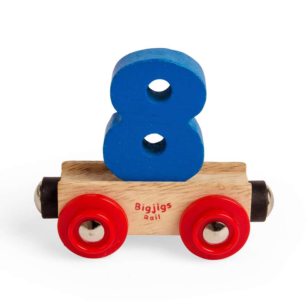 Personalised Wooden Train Name Letters & Numbers – Bigjigs Rail Compatible