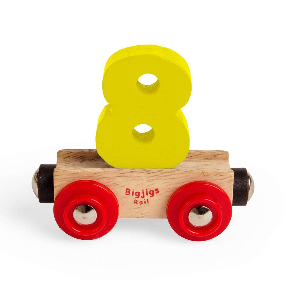Personalised Wooden Train Name Letters & Numbers – Bigjigs Rail Compatible