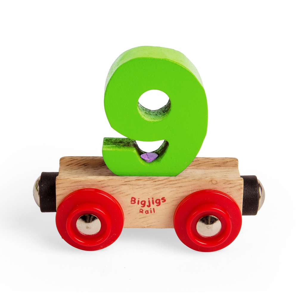 Personalised Wooden Train Letters & Numbers – Bigjigs Rail Name Carriage