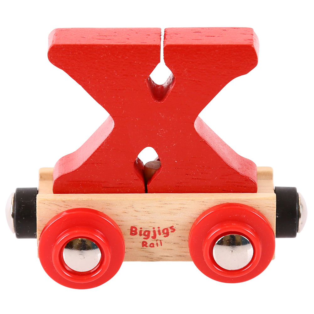 Rail Name Letters and Numbers X Red