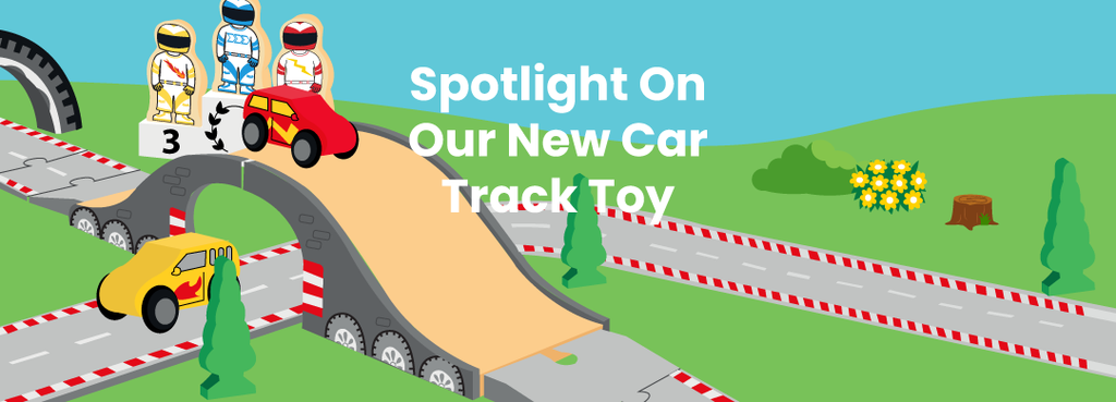 Spotlight On Our New Car Track Toy