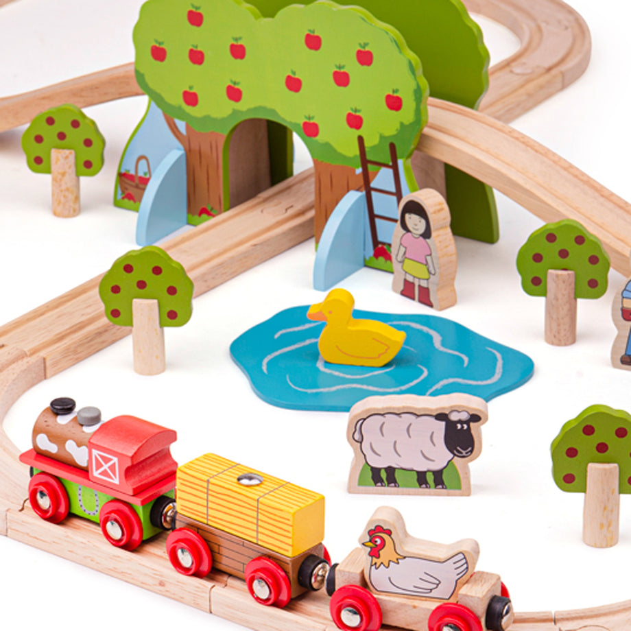 Farm Range Toy Trains Bigjigs Rail BigjigsRail