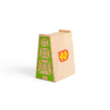 High Level Wooden Train Track Blocks – Pack of 6 for Railway Expansion