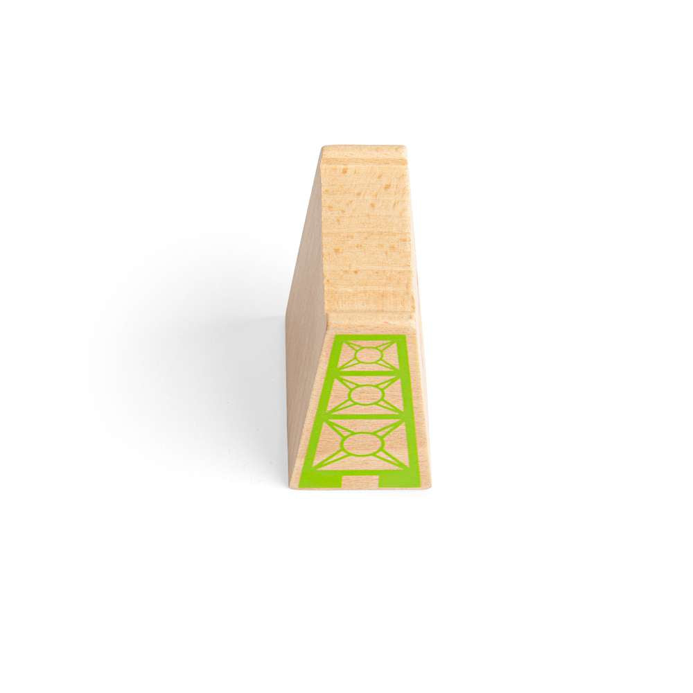 High Level Wooden Train Track Blocks – Pack of 6 for Railway Expansion