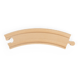 Long Curves Wooden Railway Track – Pack of 4 Compatible Pieces