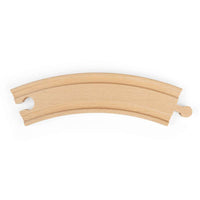 Wooden Railway Long Curves Track Pack of 12 – Compatible with Bigjigs Rail