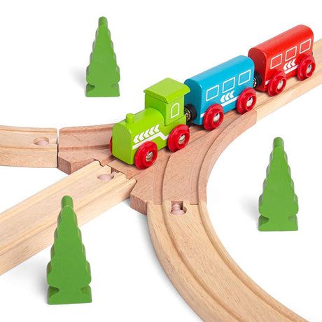 Three Way Points Track – Wooden Railway Accessory Pack of 2 Compatible