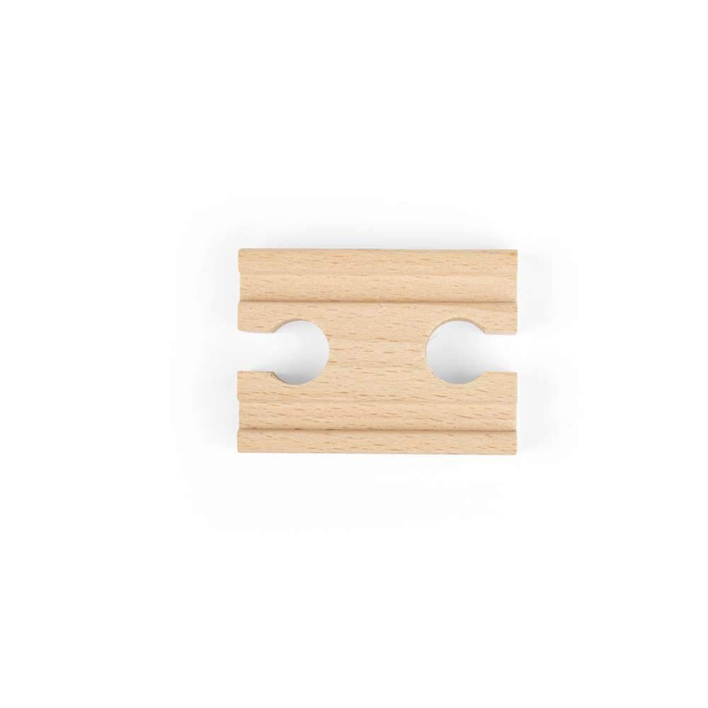 Mini Wooden Train Track Female/Female – Pack of 12 | Bigjigs Rail
