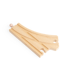 Curved Points Pack of 2 – Wooden Train Track Accessory Compatible