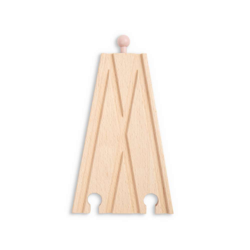 Track Splitter Pack of 2 – Wooden Railway Accessory Compatible with Bigjigs