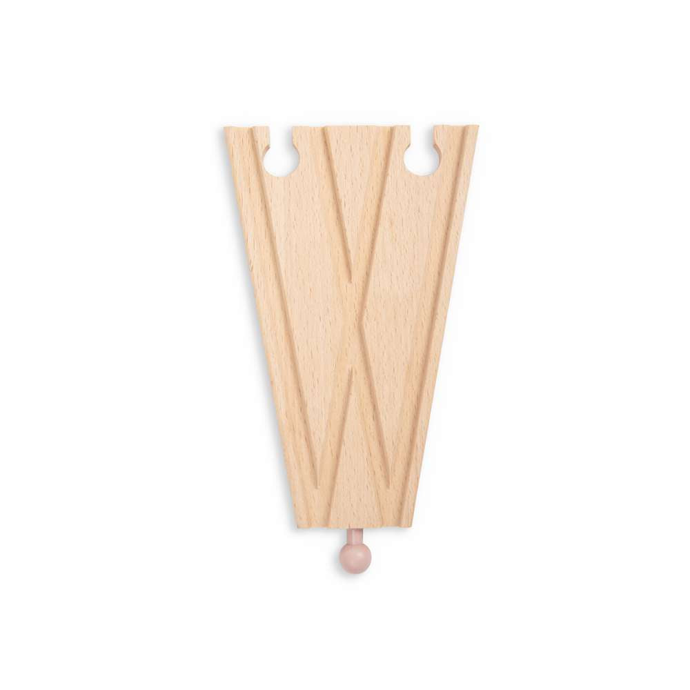 Track Splitter Pack of 2 – Wooden Railway Accessory Compatible with Bigjigs