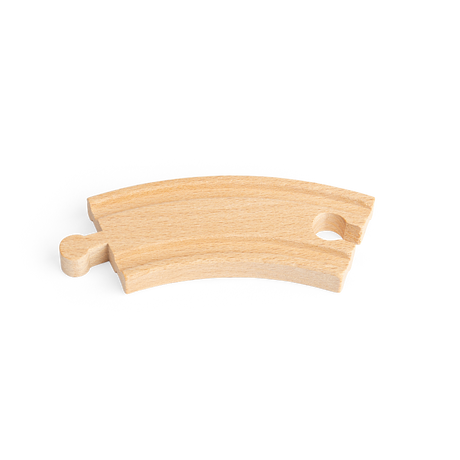 Short Curves Wooden Train Track Pack of 4 – Compatible with Bigjigs Rail