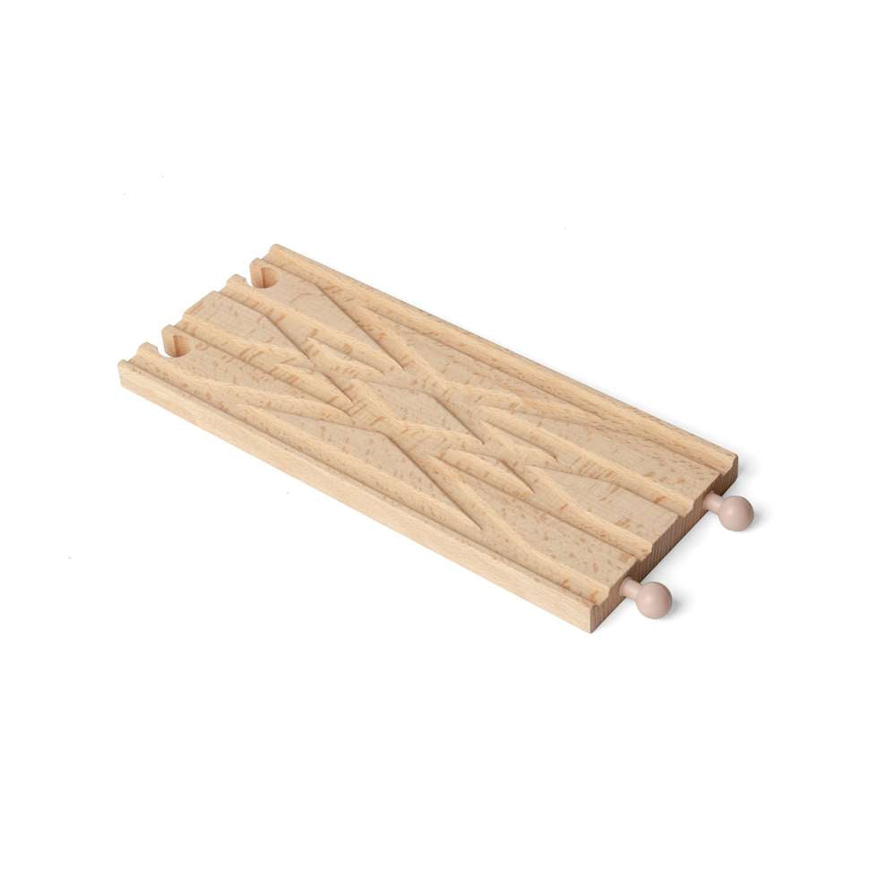 Diamond Crossover Wooden Train Track – Compatible with Bigjigs Rail