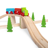 Wooden Railway Ascender/Descender – Compatible Train Track Accessory