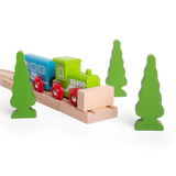 Wooden Train Track Buffers – Pack of 6 Compatible with Bigjigs Railway