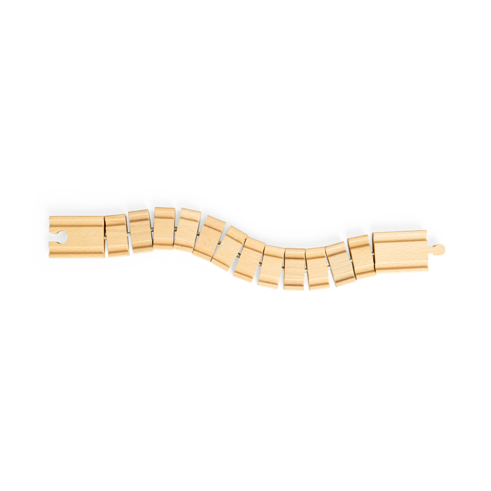 Crazy Wooden Train Track (Pack of 2) – Compatible with Wooden Railways