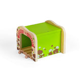 Double Tunnel Wooden Train Accessory – Compatible with Wooden Railway Sets