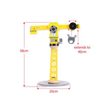 Wooden Crane Construction Set for Kids Compatible with Wooden Railways