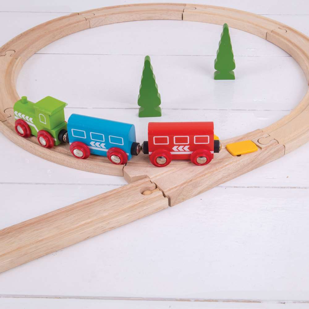 Mechanical Switches for Wooden Train Track – Pack of 2 Railway Switchers