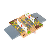 Level Crossing – Wooden Train Track Accessory for Wooden Railway Sets