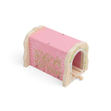 Pink Brick Tunnel – Wooden Train Set Toy, Compatible with Wooden Railways