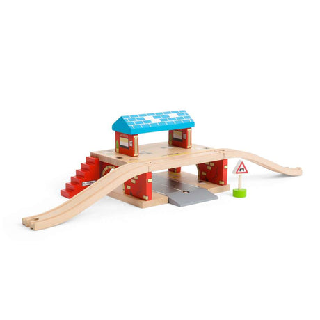 London Overground Station Wooden Train Toy – Compatible with Train Sets