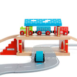 London Overground Station Wooden Train Toy – Compatible with Train Sets