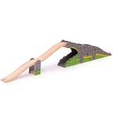 Bronto Riser – Dinosaur Wooden Train Track Accessory for Railway Sets