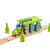 Wooden Train Washer – Toy Train Accessory for Wooden Railway Sets