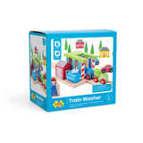 Wooden Train Washer – Toy Train Accessory for Wooden Railway Sets