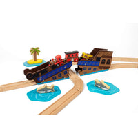 Shipwreck Bridge – Wooden Train Tunnel & Bridge Accessory for Railways