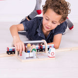 London Underground Station Wooden Train Toy – Compatible with Wooden Railway