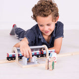 London Underground Station Wooden Train Toy – Compatible with Wooden Railway