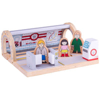 London Underground Station Wooden Train Toy – Compatible with Wooden Railway