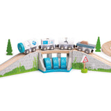 Waterfall Bridge Wooden Train Accessory – Fits All Wooden Railway Brands